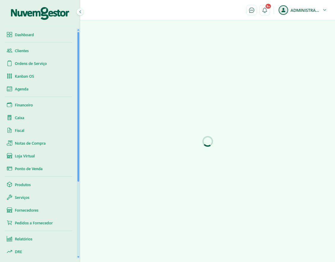 Personalize o sistema da limpeza: escolha o tema e as cores da interface