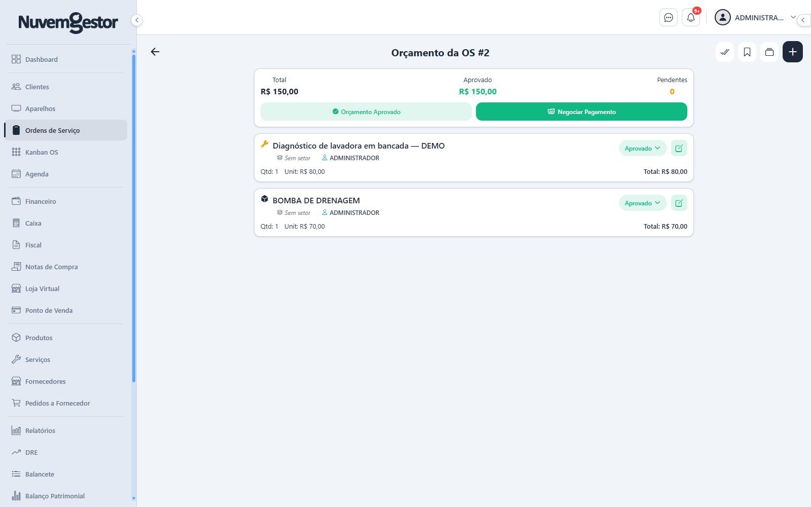 Orçamento da assistência de eletrodomésticos: registre o diagnóstico antes do reparo